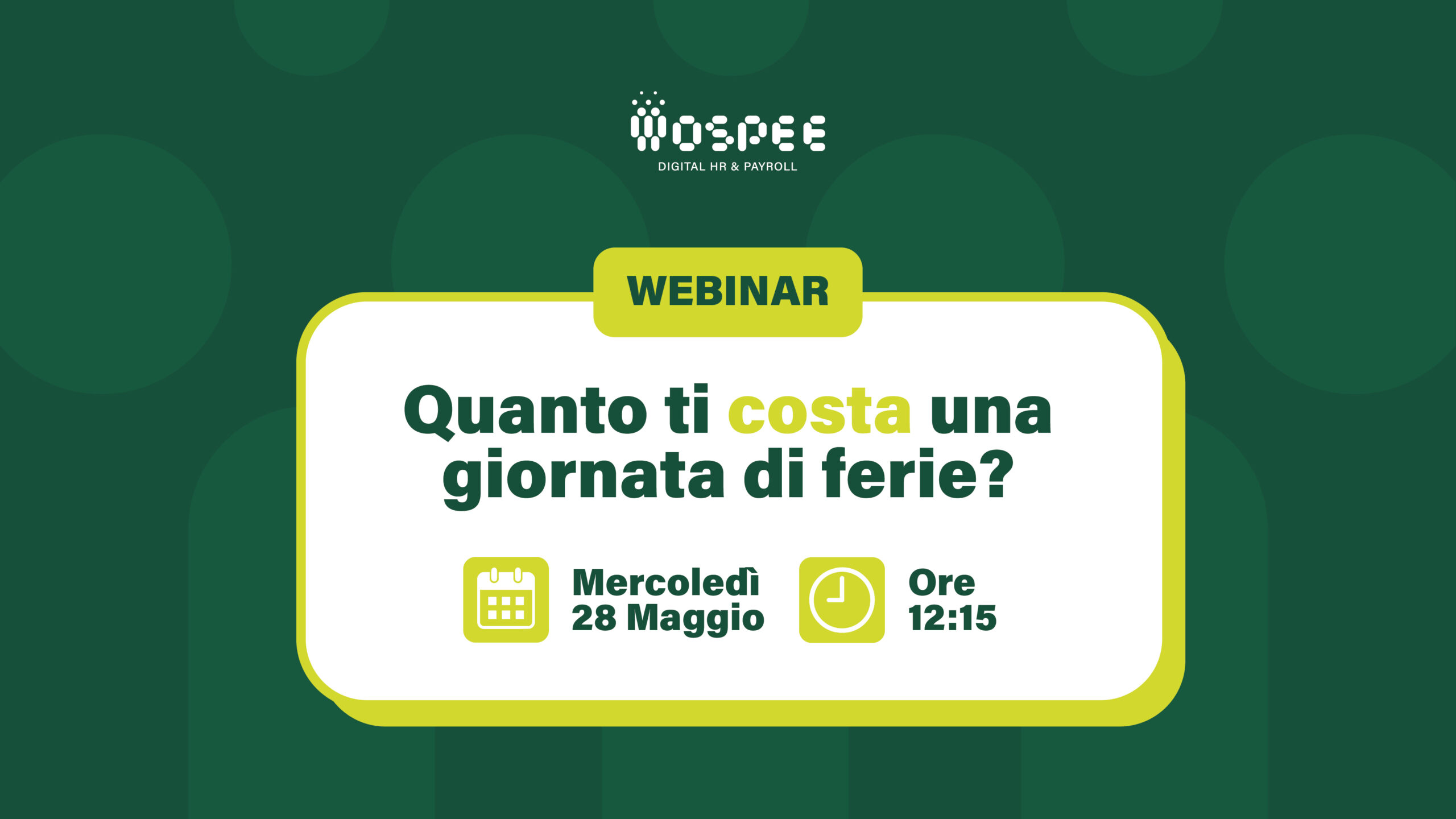 Quanto ti costa davvero un giorno di ferie? - Wospee