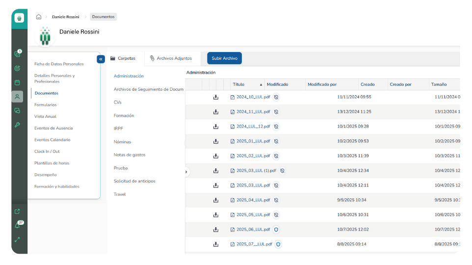 Gestión de nóminas - Wospee